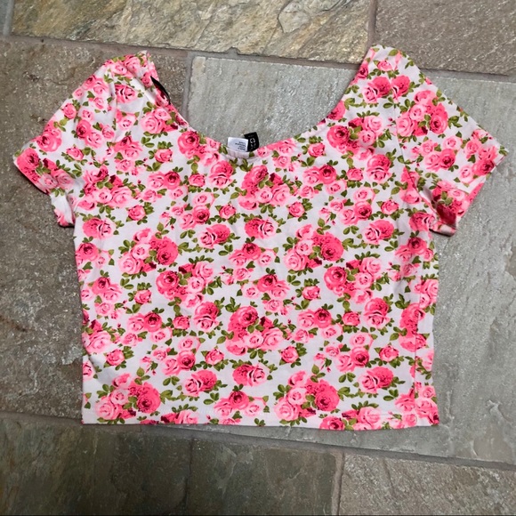 H&M Floral Crop Top - Picture 4 of 5